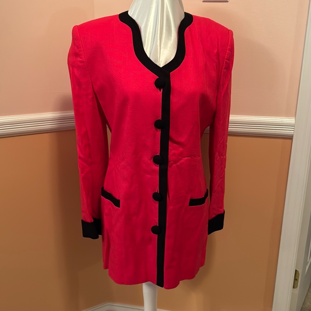Vintage linen-look suit